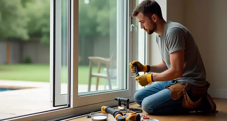 Squeaky Sliding Patio Doors in Southchase, FL